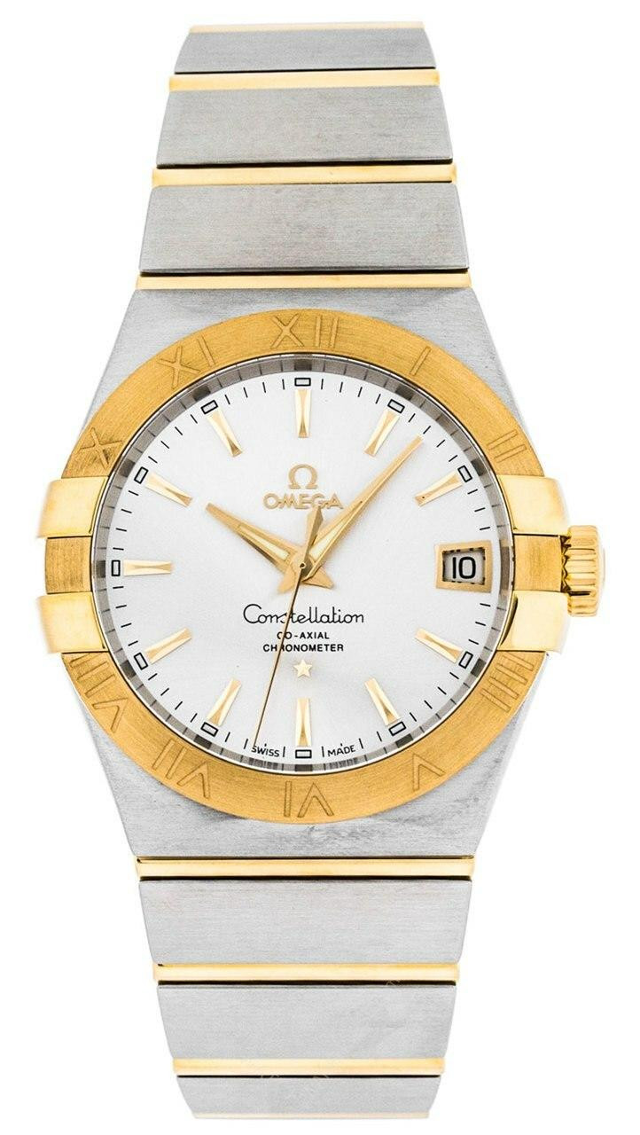 OMEGA Watches CONSTELLATION CO-AXIAL 38MM 18K MEN'S WATCH 123.20.38.21.02.002 - Click Image to Close